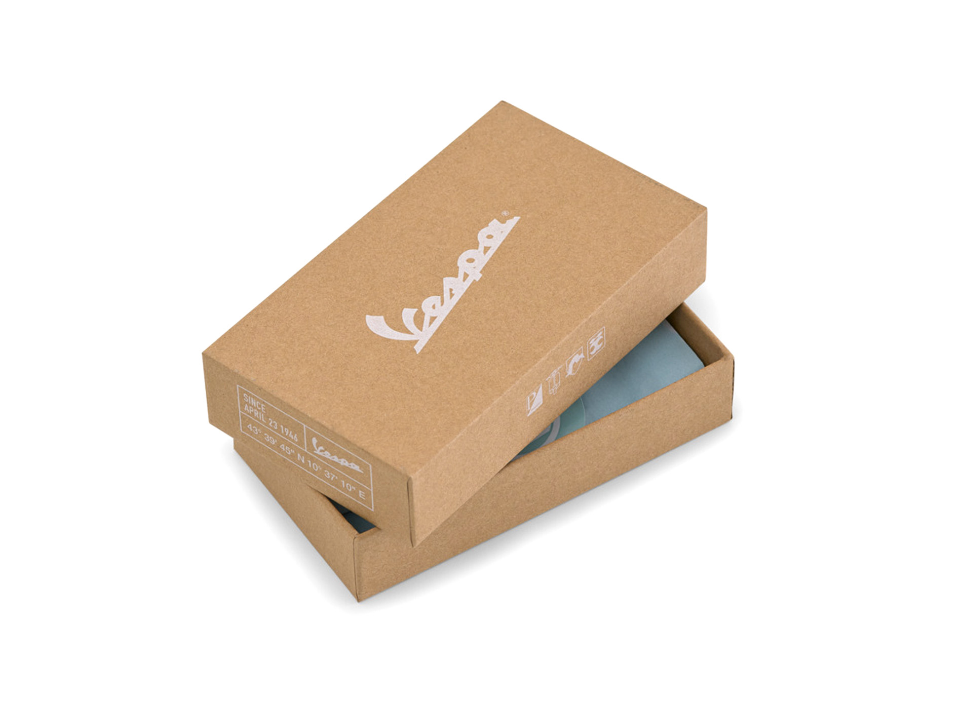 Porte-clés Vespa Blade gris