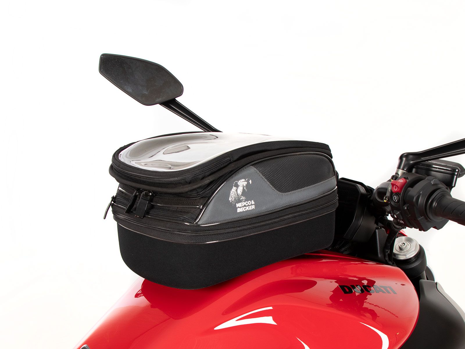 Anneau de réservoir Basic avec unité de fermeture de la sacoche de réservoir pour Ducati Diavel V4 (23-) Hepco & Becker