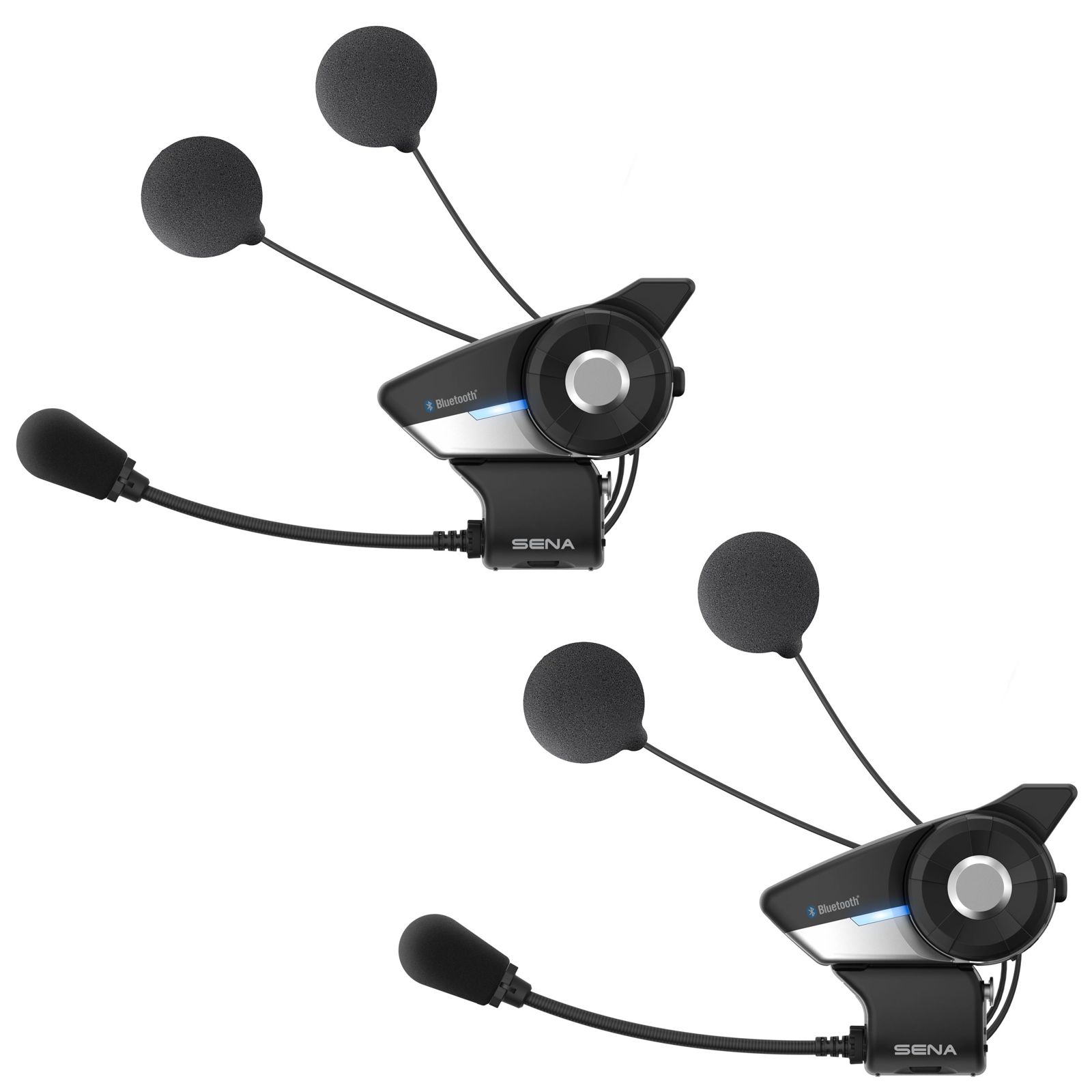 SENA 20S Evo double set avec haut-parleurs HD- Système de communication Bluetooth pour motos-
