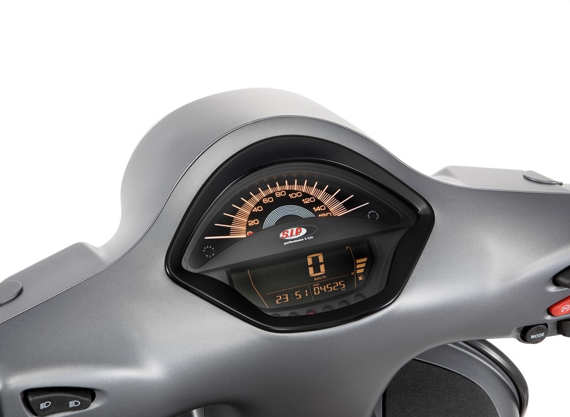 Compte-tours/tachymètre pour Vespa GTS/GTS Super 300ccm FL ('14-), noir