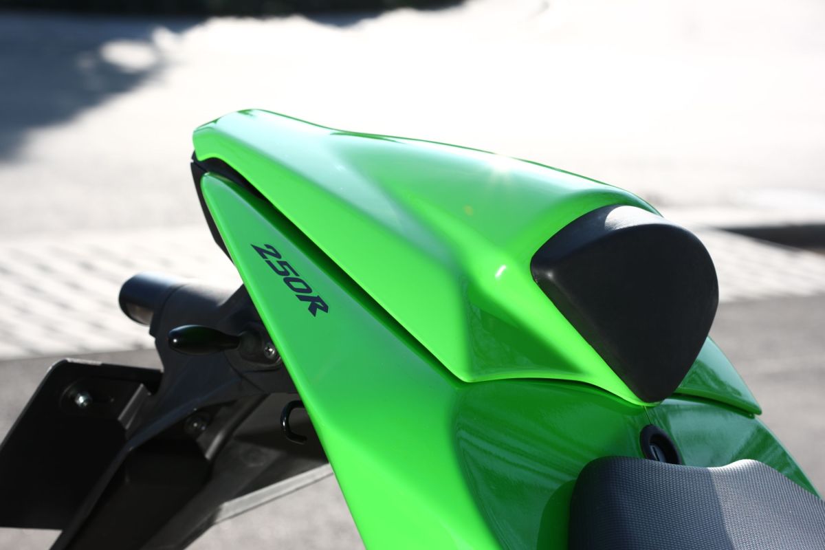 Couvre-boulets Vert Lime Ninja250R 2012 Original Kawasaki