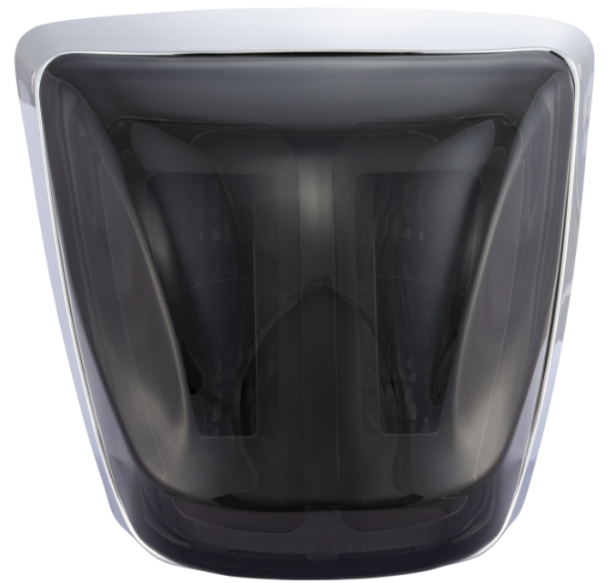 Feu arrière teinté pour Vespa Primavera/Sprint 50-150ccm, bord - chrome