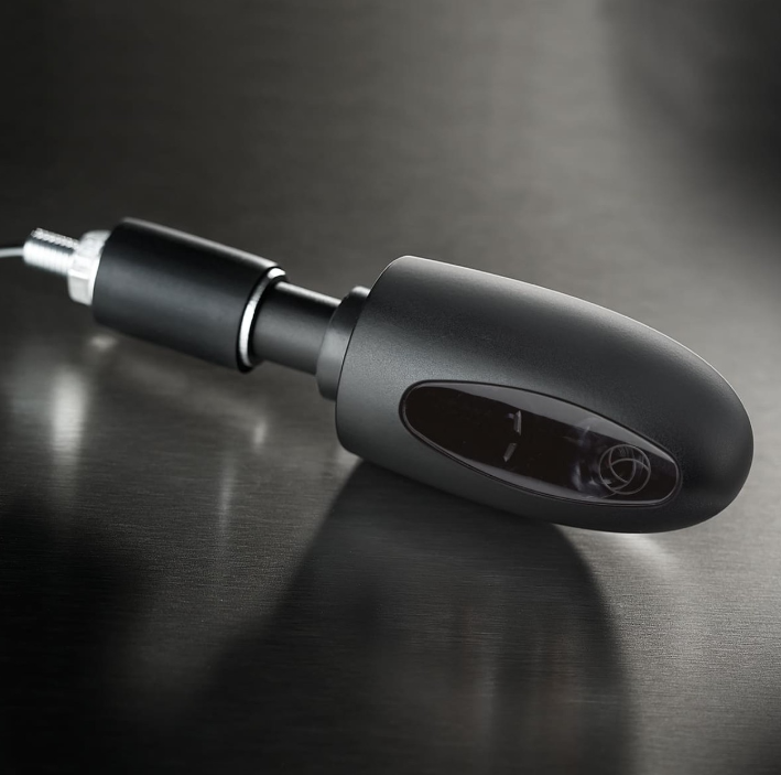 Clignotant Kellermann, BL 1000 Dark, acier, LED, VR/VL, 12 V, noir satiné, homologué E