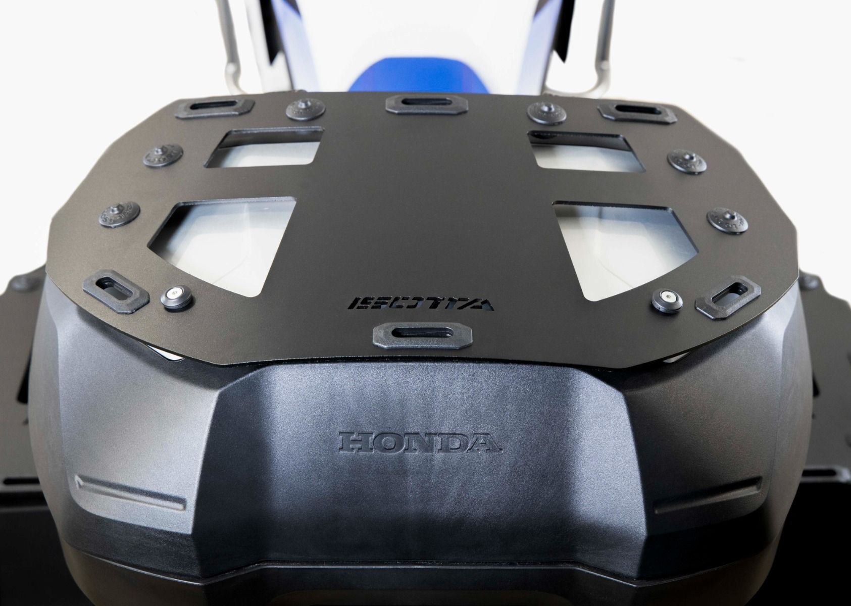 Porte-bagages pour topcase Honda XL 750 Transalp /NT 1100 /ADV 750 /NC 750 X, alu, noir