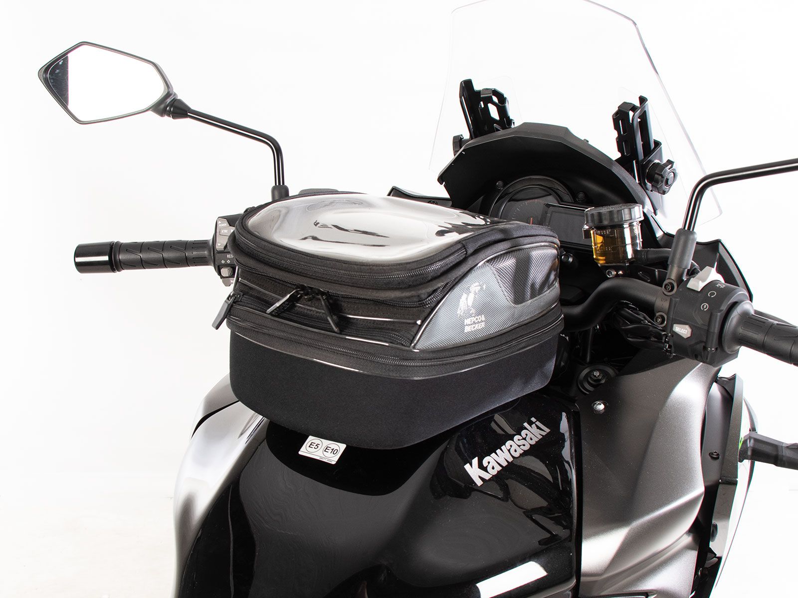 Anneau de réservoir Basic avec unité de fermeture de la sacoche de réservoir pour Kawasaki Versys 1100 /SE (25- ) Hepco & Becker