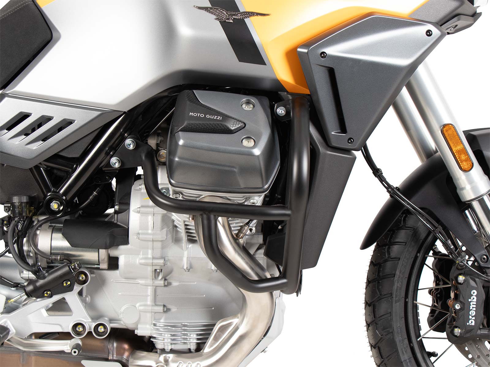 Arceau de protection moteur noir pour Moto Guzzi Stelvio (24-) Hepco & Becker