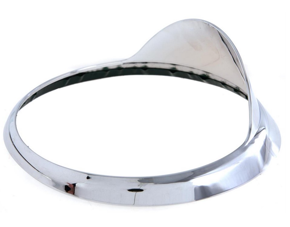 Anneau de lampe pour Vespa GTS/GTS Super/GT/GT L 125-300ccm, chrome
