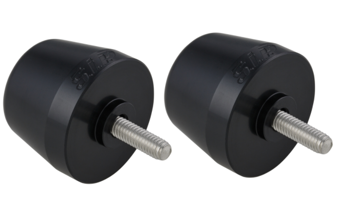 Poids de guidon gauche/droite pour Vespa Primavera/Sprint/ET/LX/LXV/S, noir mat