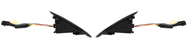 Kit clignotants avant & arrière pour Vespa Primavera/Sprint 125-150ccm 2T/4T AC, teinté