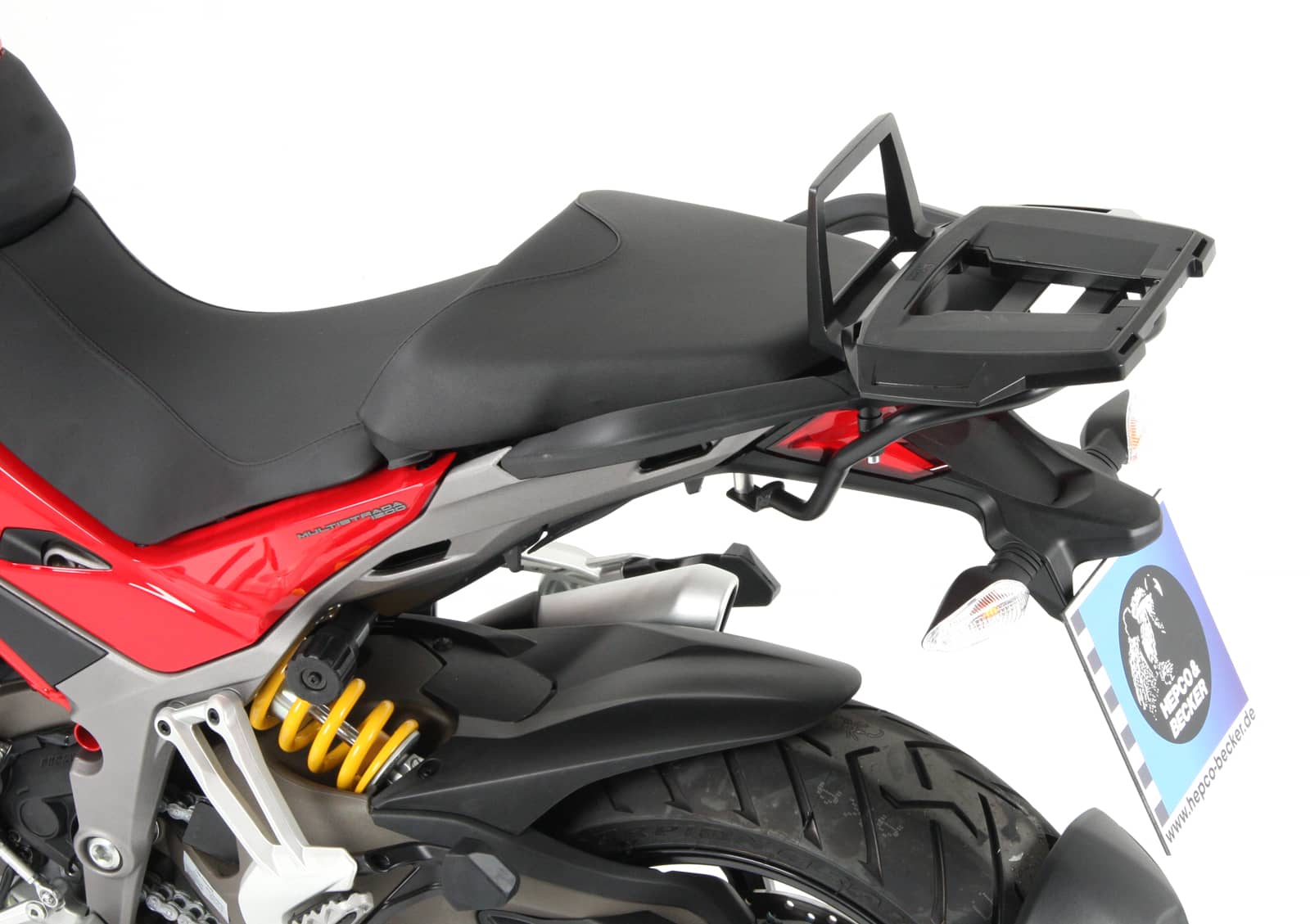 Support de topcase Alurack pour Ducati Multistrada 1200 /S (15-17) Hepco & Becker