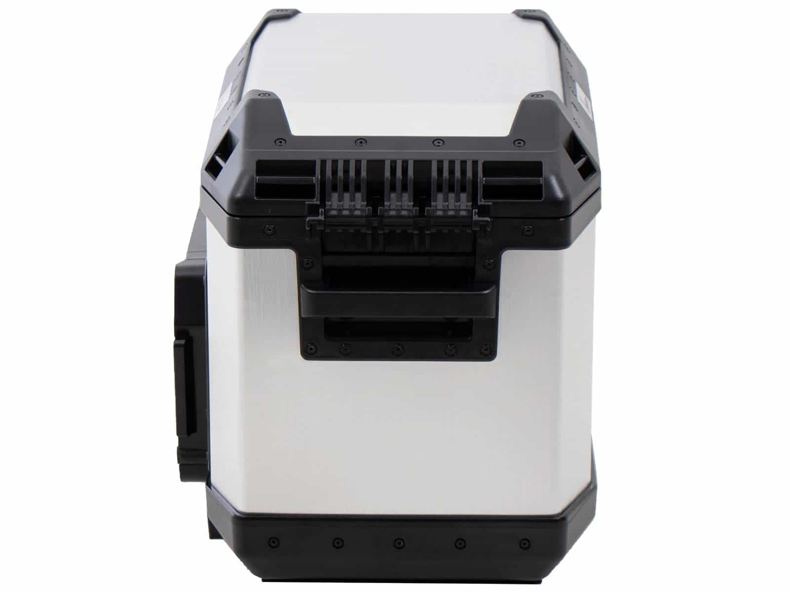 Valises latérales Alu Xplorer 40 Cutout gauche argenté Hepco & Becker