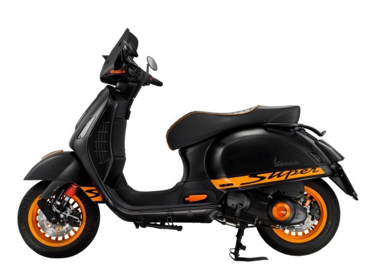 Housse Housse Vario pour Vespa Primavera/​Sprint 125-150ccm c.-à-d. 3V 4T AC, orange mat