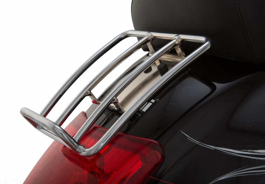 Porte-bagages arrière 70's pour Vespa GTS/GTV/GT 125-300ccm 4T LC, chrome