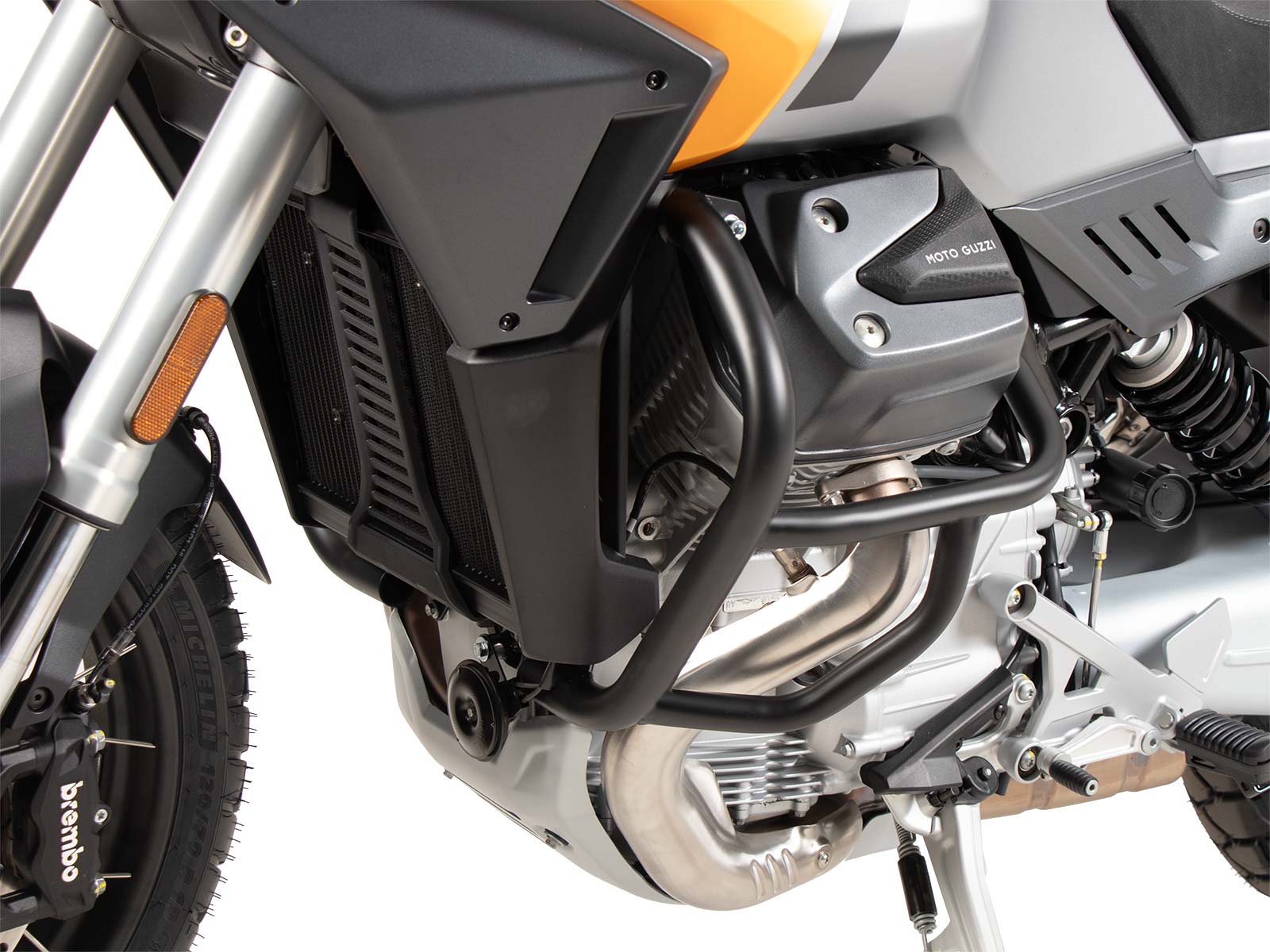 Arceau de protection moteur noir pour Moto Guzzi Stelvio (24-) Hepco & Becker