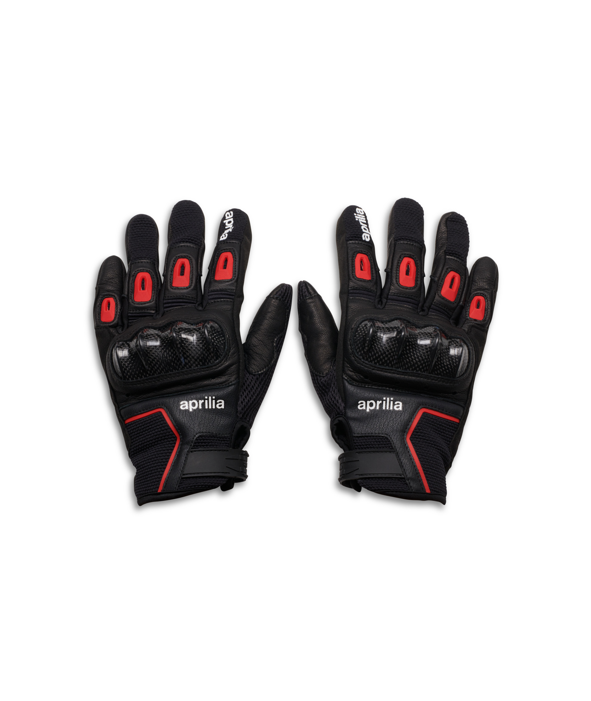 Aprilia gants hommes noir rouge