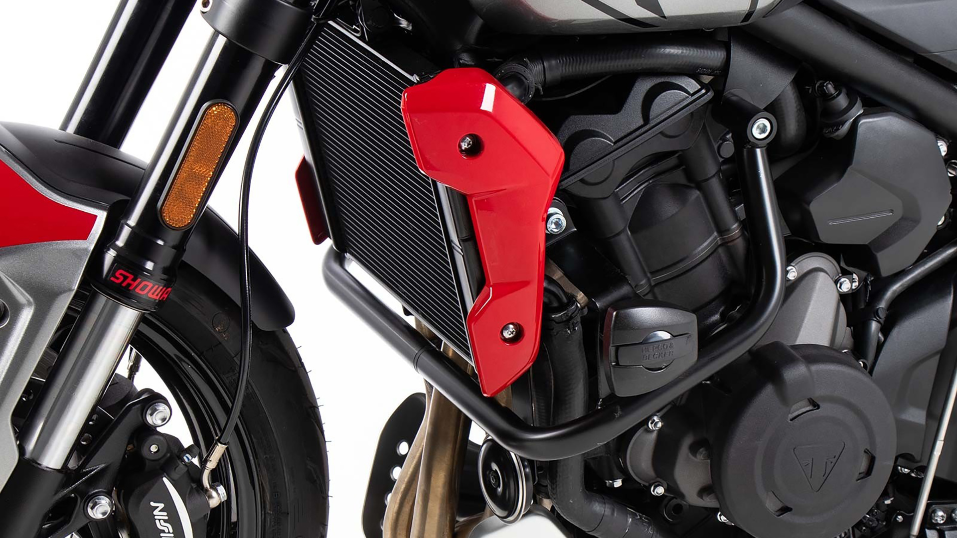 Arceau de protection moteur avec protectionpad pour Triumph Trident 660 (21-) Hepco & Becker