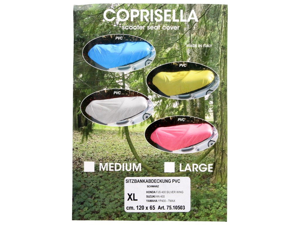 Housse de siège Spinelli, XL, noir, 120x65 cm