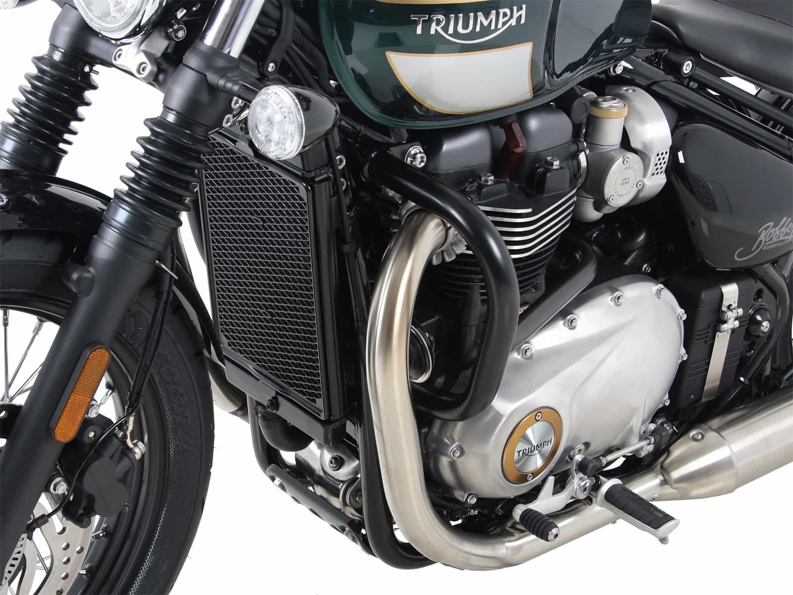 Arceau de protection moteur noir pour Triumph Bonneville Bobber (17-) Hepco & Becker