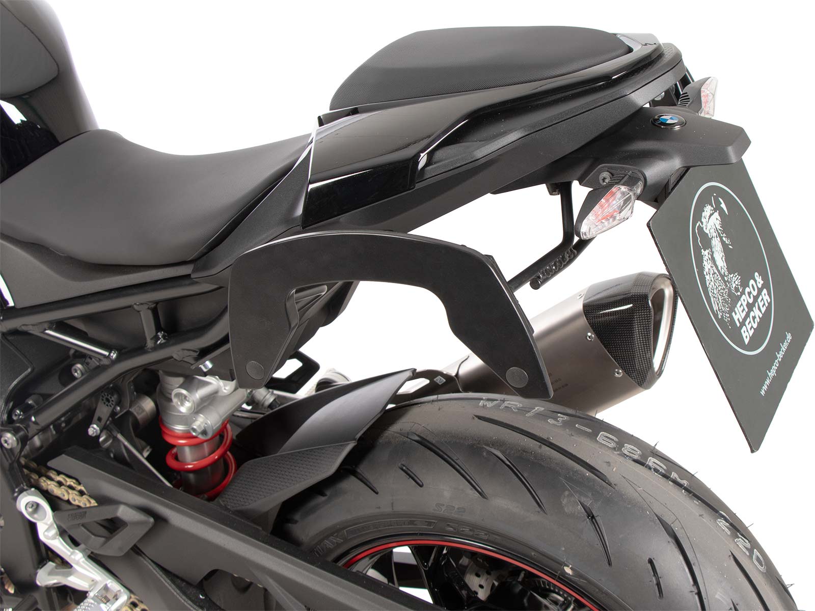 Supports latéraux C-Bow noirs pour BMW S 1000 RR (23-) Hepco & Becker