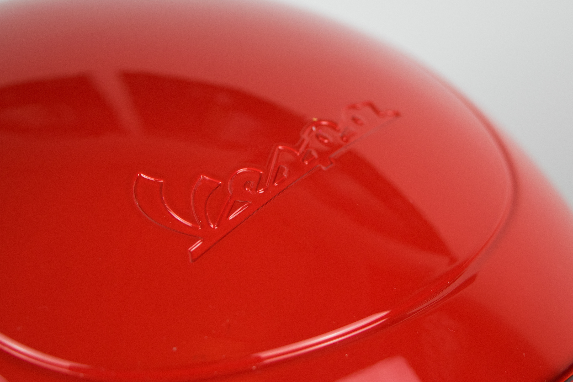 Casque jet Vespa VJ rouge