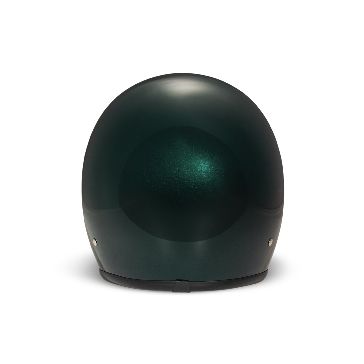 DMD casque jet retro, vert, paillettes, Deep Green, fibre de verre, ECE 22.06
