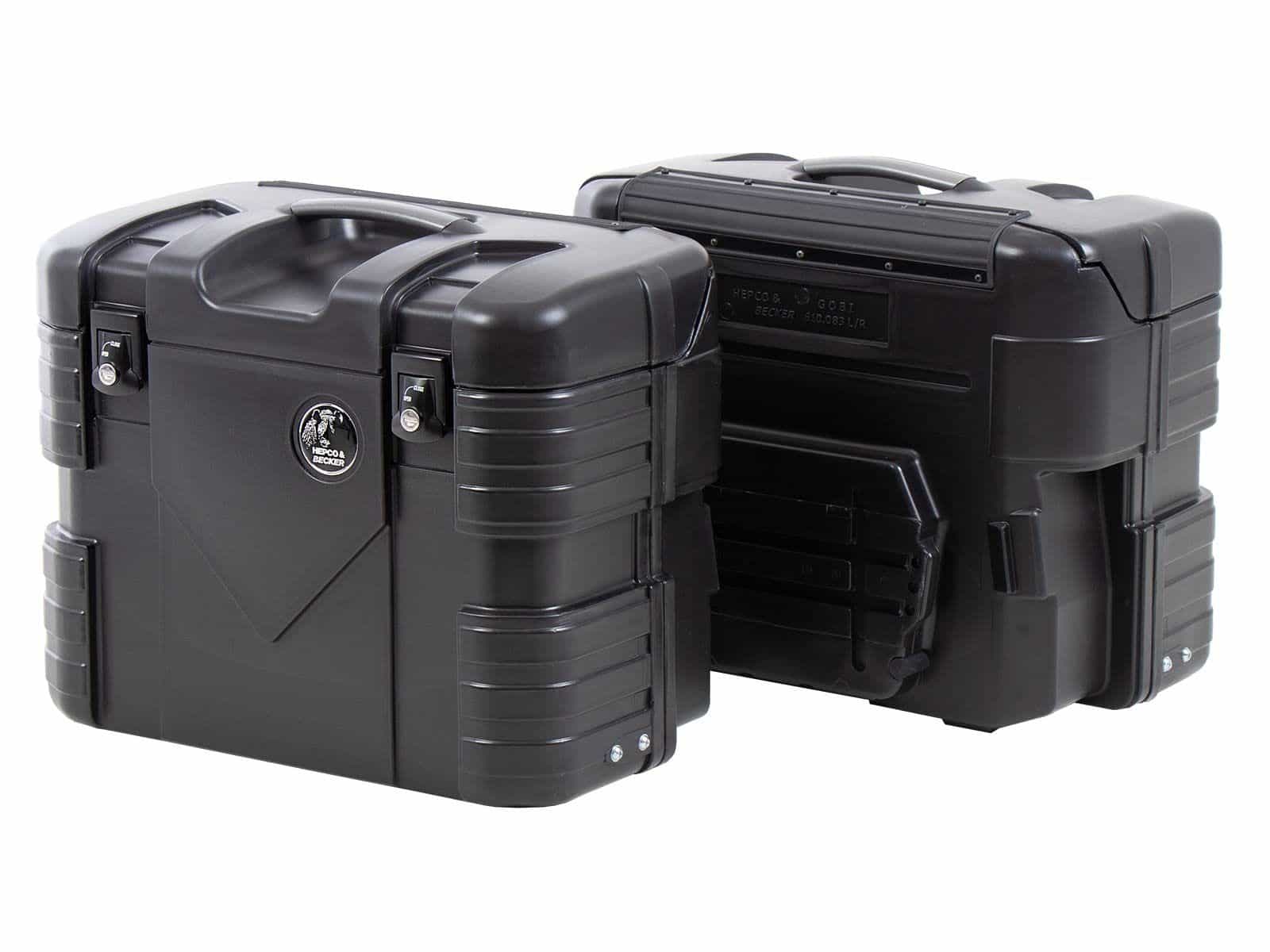 Jeu de valises latérales Gobi noir Hepco & Becker