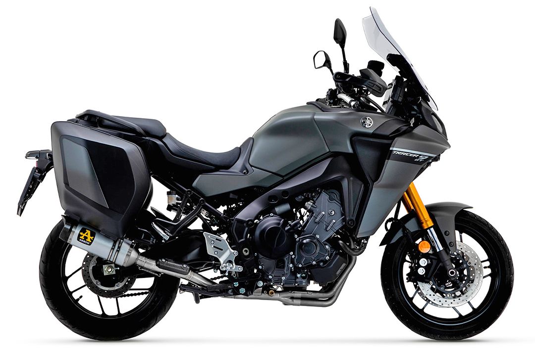 Échappement ARROW THUNDER pour Yamaha Tracer 9 / GT 2021-, aluminium et. Embout en carbone