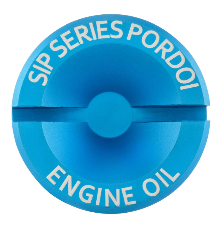 Bouchon de remplissage d'huile moteur pour Vespa GTS Super 125ccm 4T LC Euro 3 (09-16), bleu mat