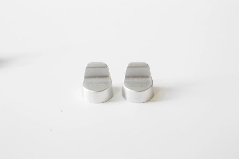 Cache trou de rétroviseur gauche & droite SOCA pour Vespa Primavera/Sprint/Elettrica 50-150ccm, argenté