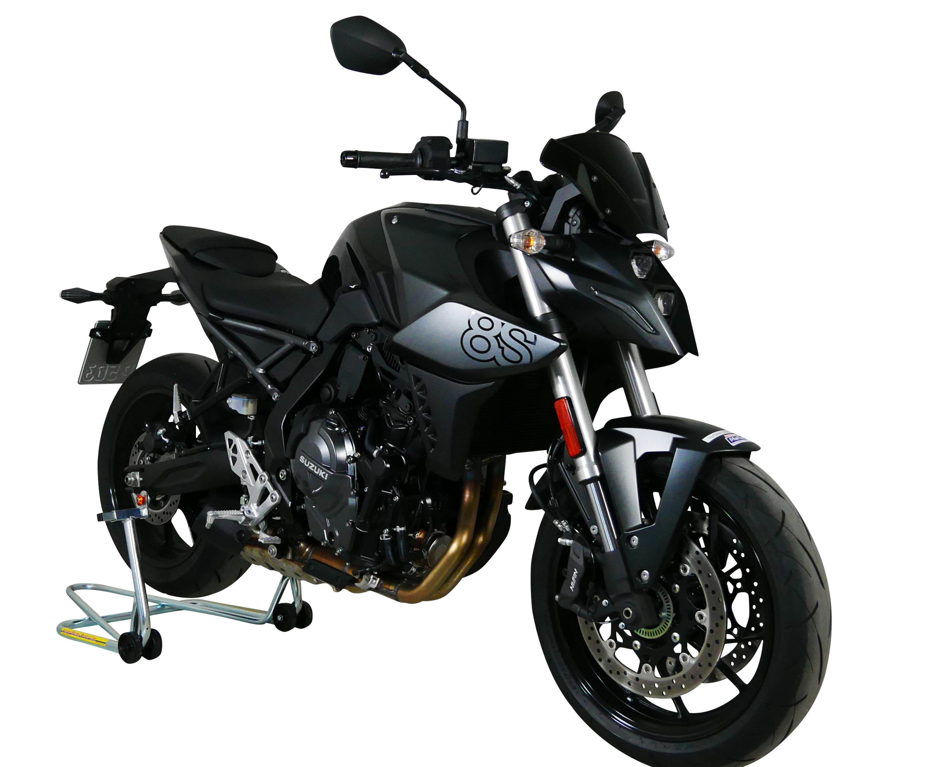 Ecran sport MRA "NSPM" noir pour Suzuki GSX-8S (23-)