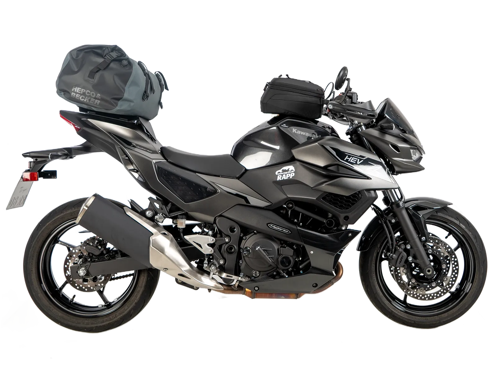 Sportrack noir pour Kawasaki Z 7 Hybrid (24-) Hepco & Becker