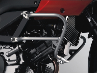 Arceau de protection moteur, noir pour Suzuki V-Strom 650 BJ. 2009-2011/ V-Strom 650 BJ. 2004-2008