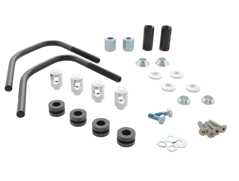 Flyscreen pour Vespa Primavera/Elettrica 50-150ccm 2T/4T, support noir, clair