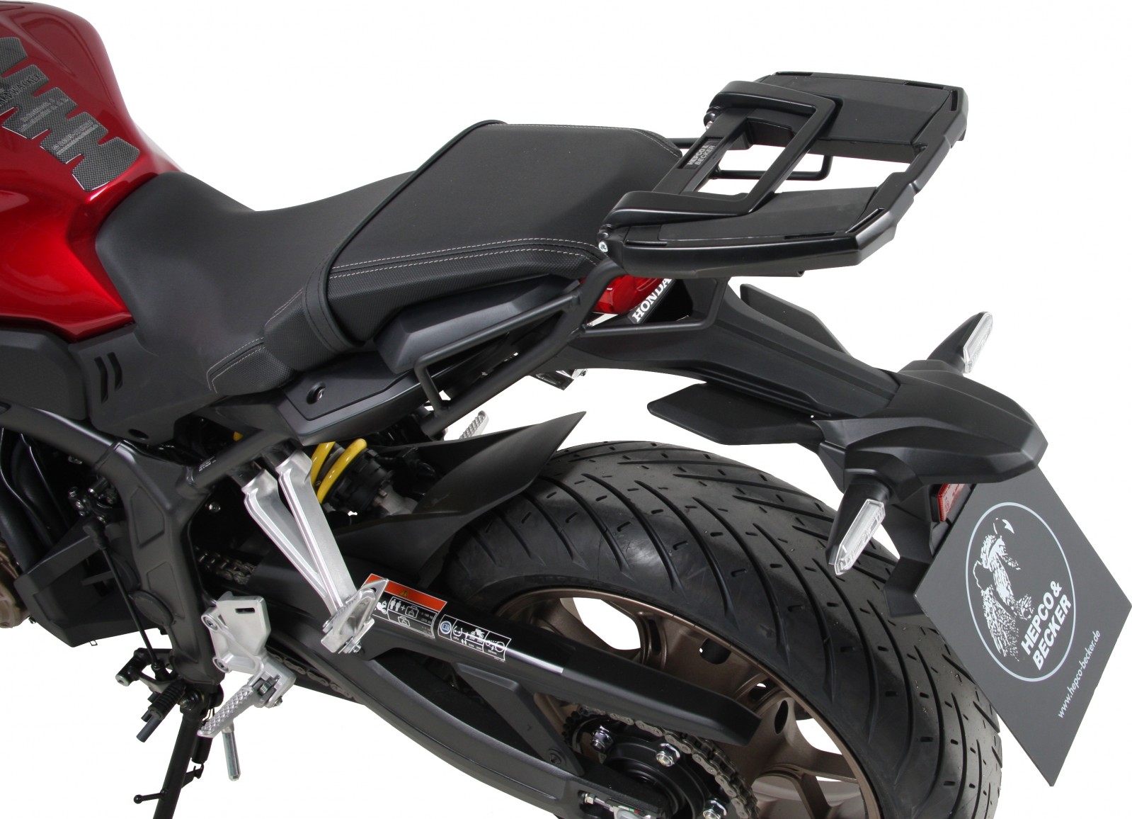 Support de top case Easyrack noir pour Honda CB 650 R (19-20) Hepco & Becker