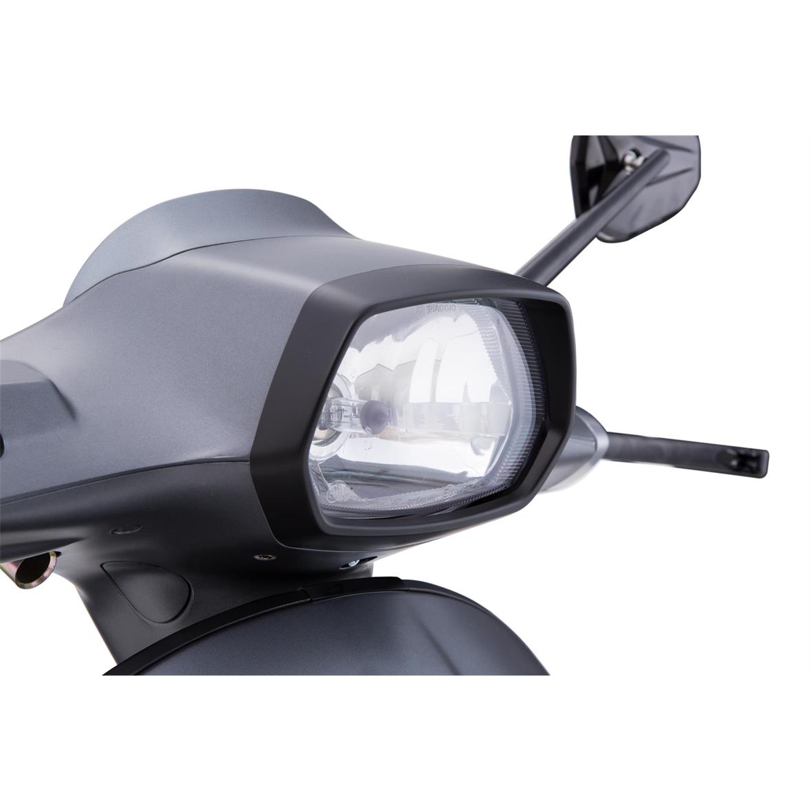 Anneau de lampe noir mat pour Vespa Sprint 50-150ccm 2T/4T ('13-'18)