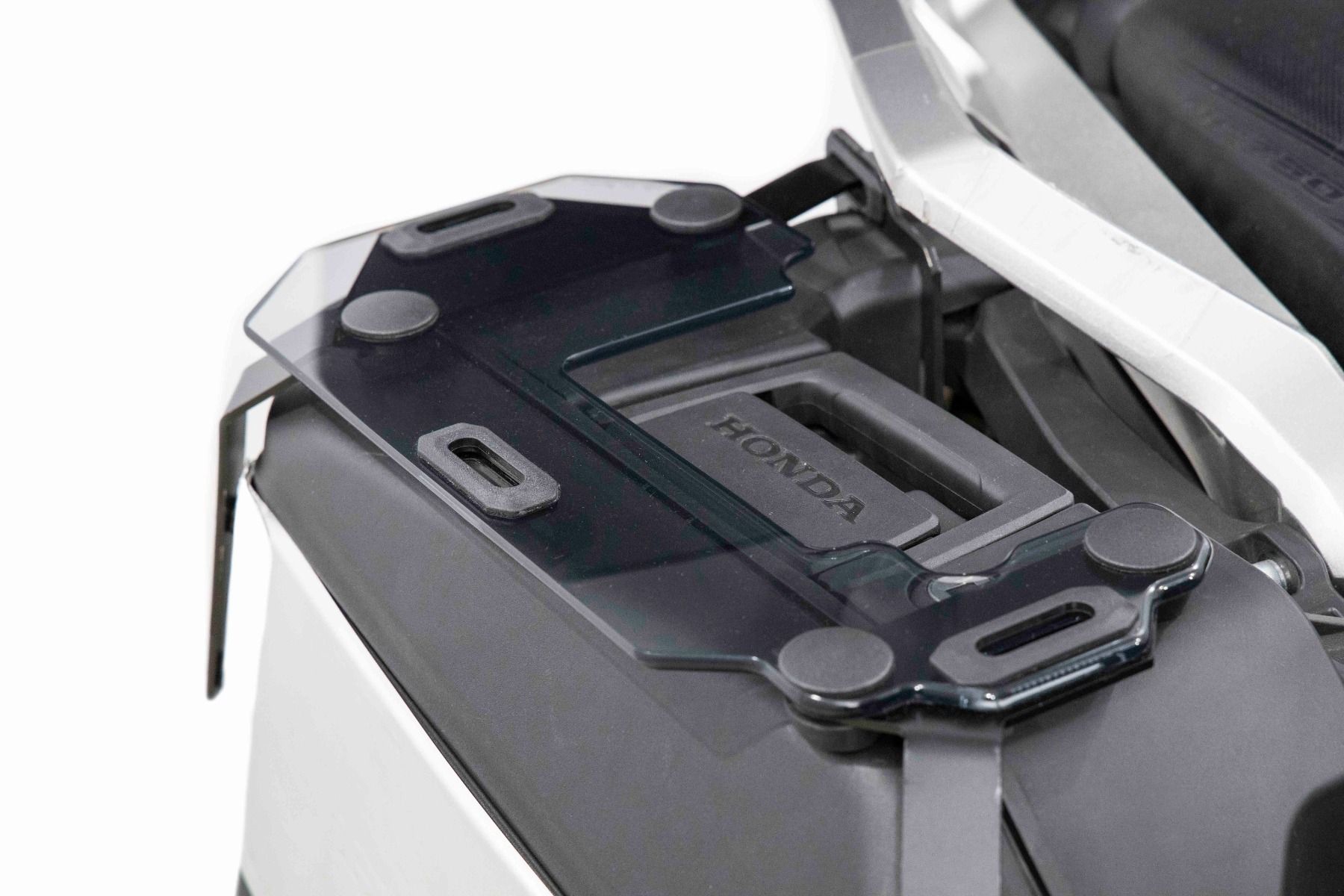 Porte-bagages pour valises latérales Honda XL 750 Transalp /NT 1100 /ADV 750 /NC 750 X, paire, PMMA, léger