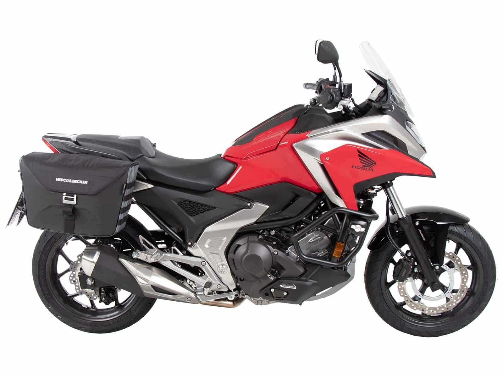 Supports latéraux C-Bow noirs pour Honda NC 750 X /DCT (21-) Hepco & Becker