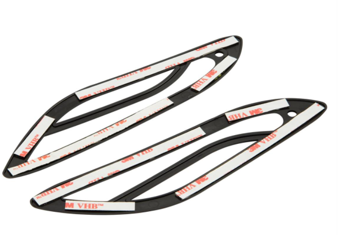 Grille de clignotants droite/gauche, arrière pour Vespa Primavera/Sprint 50-150ccm 2T/4T AC, noir mat