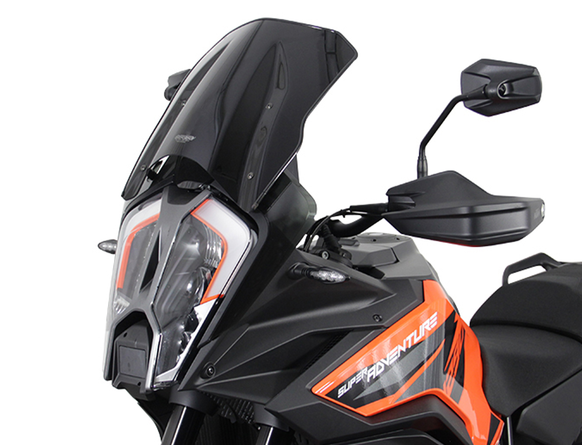 Pare-brise MRA Touring "TM" noir pour KTM Superadventure 1290 /S /R 2021-