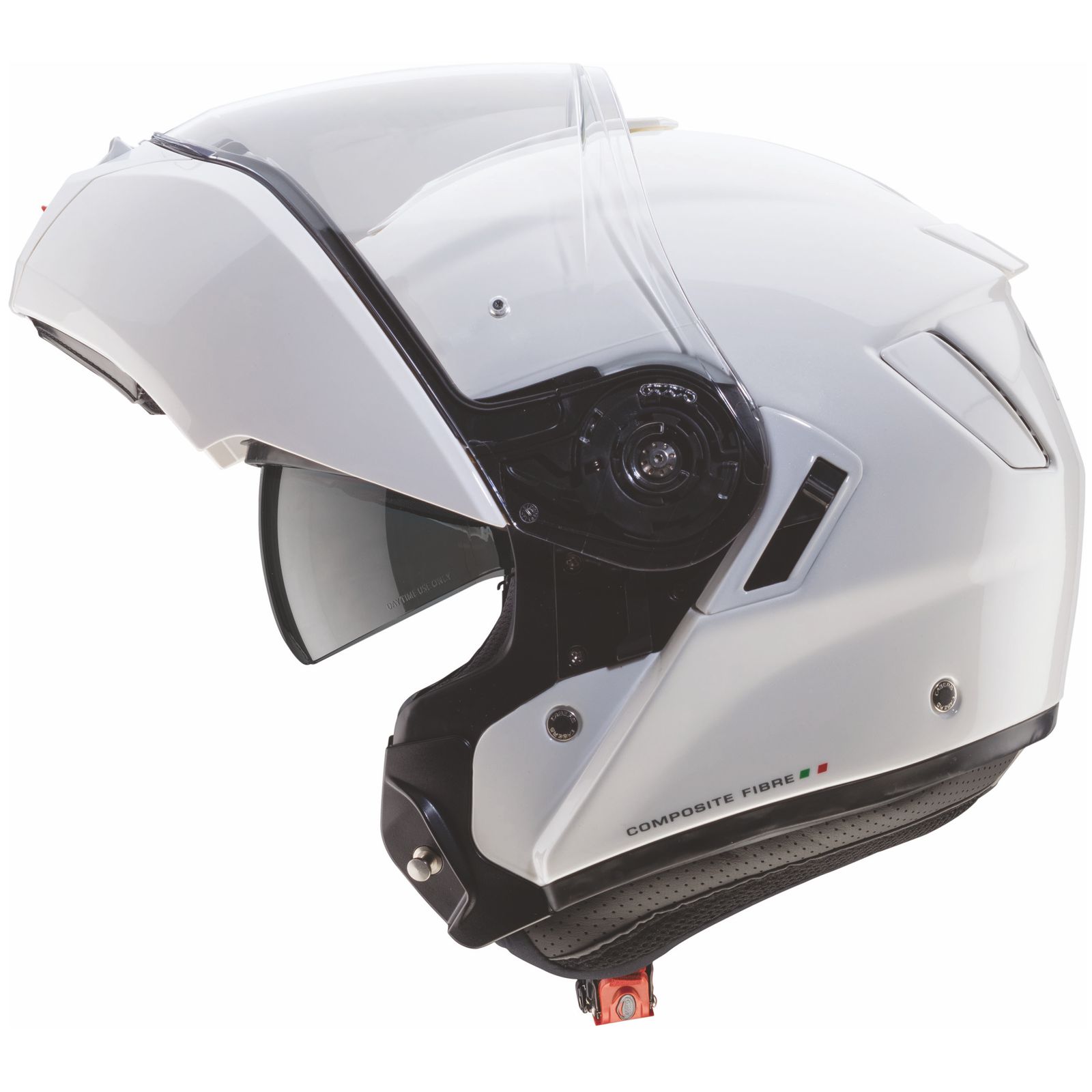 Caberg casque Levo, blanc métallisé