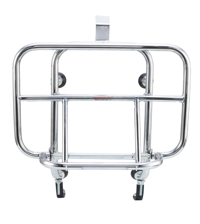 Porte-bagages avant pour Vespa GTS/GTS Super/GTV/GT 60/GT/GT L 125-300ccm, pliable, chrome
