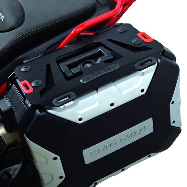 Paire de porte-bagages pour valises latérales Urban d'origine pour Moto Guzzi V85 TT