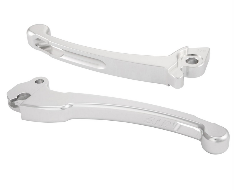 Kit levier sport embrayage/frein pour Vespa PX 125-200cc, HBZ Grimeca, droite/gauche, argenté