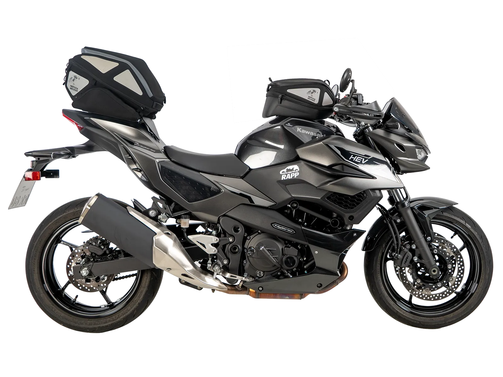 Sportrack noir pour Kawasaki Z 7 Hybrid (24-) Hepco & Becker