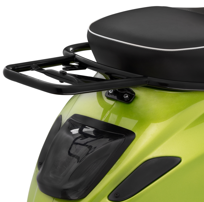 Pont à bagages arrière pour Vespa Primavera /Sprint /Elettrica 50-150ccm, noir brillant