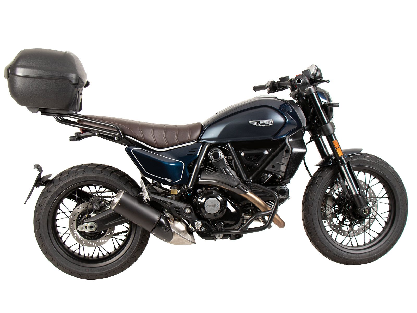 Ducati Scrambler 800 Nightshift /Full Throttle (23-) - support de top case en alu noir