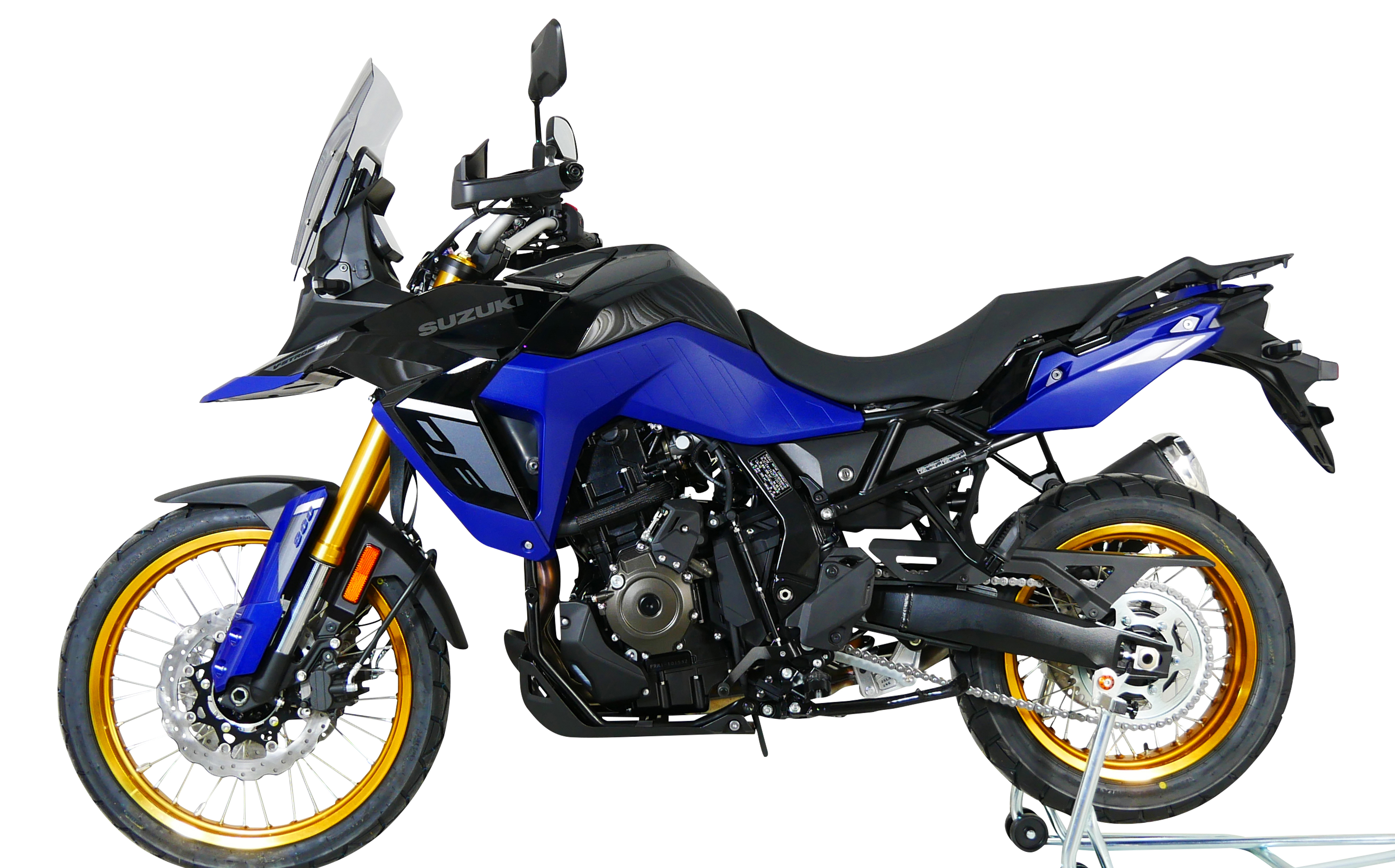Pare-brise de randonnée MRA "NTM" gris fumé pour Suzuki V-Strom 800 DE (23-)