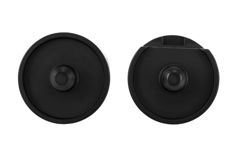 Cache trou de rétroviseur gauche & droite pour Vespa Primavera/Sprint/Elettrica 50-150ccm, noir mat