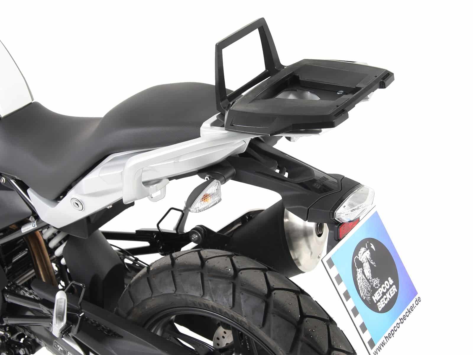 Support de top case Alurack pour porte-bagages d'origine pour BMW G 310 GS (17-) Hepco & Becker
