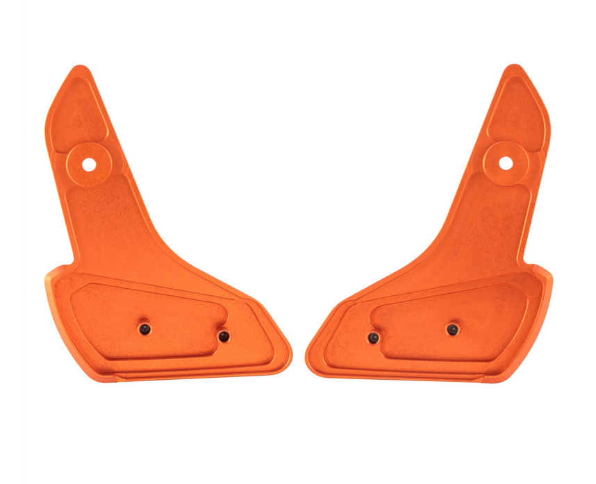 Repose-pieds droit et gauche pour Vespa Primavera /Sprint 50-150ccm 2T/4T AC, orange mat